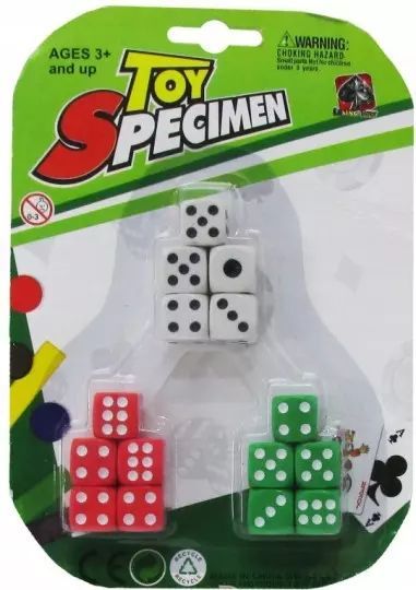 Kości do gry, 15 sztuk. M&Z