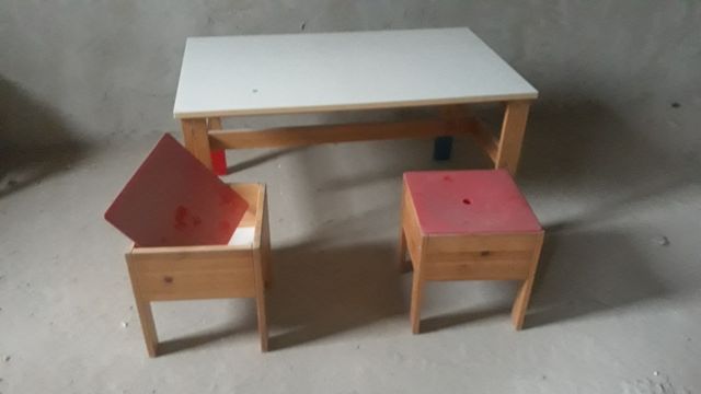 Stół i krzesła dziecięce regulowane stolik krzesełka
