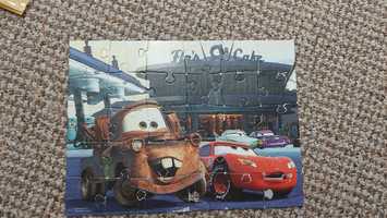 puzzle zygzak mcqueen auta cars disney złomek