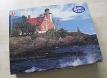 Stare puzzle 1000 MB Big Ben Eagle Harbor - kompletne