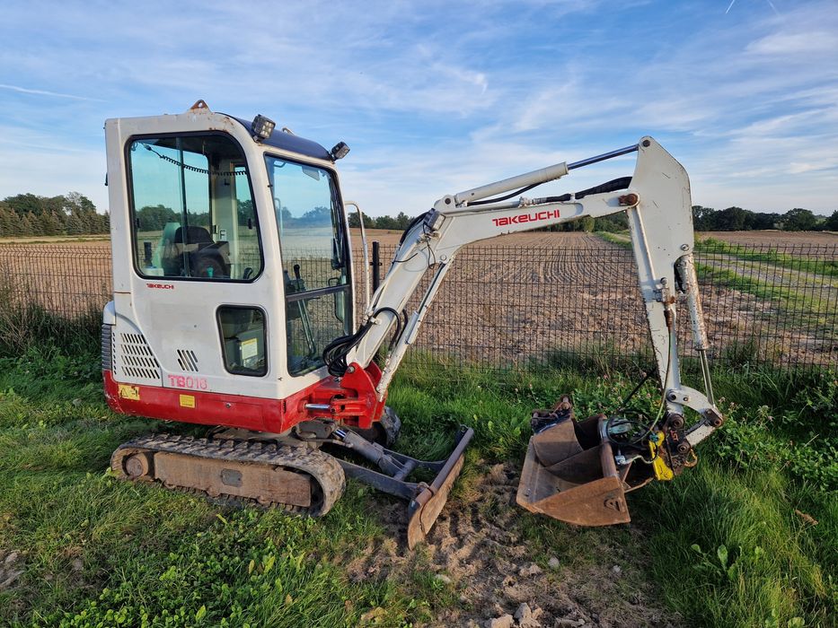 Minikoparka Takeuchi TB016 nie kubota silnik yanmar