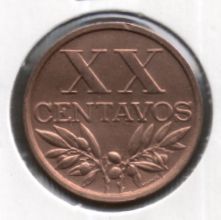 Moeda 20 centavos diversas datas