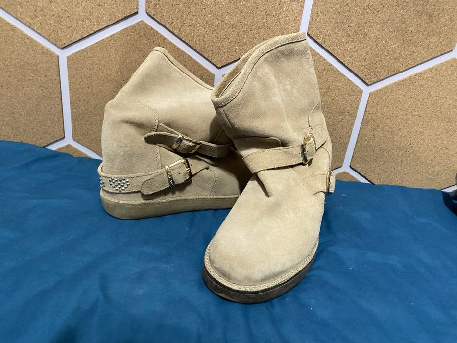 Сапоги замшевые 38 размер