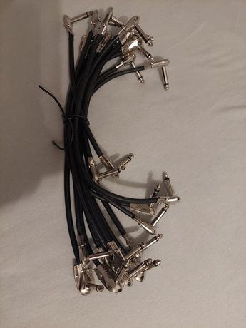 Nowe 13szt kable złączki do efektów  gitarowych patch cable