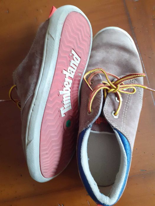 OPORTUNIDADE! Sapatos Timberland Pele Camurça Nº39.5