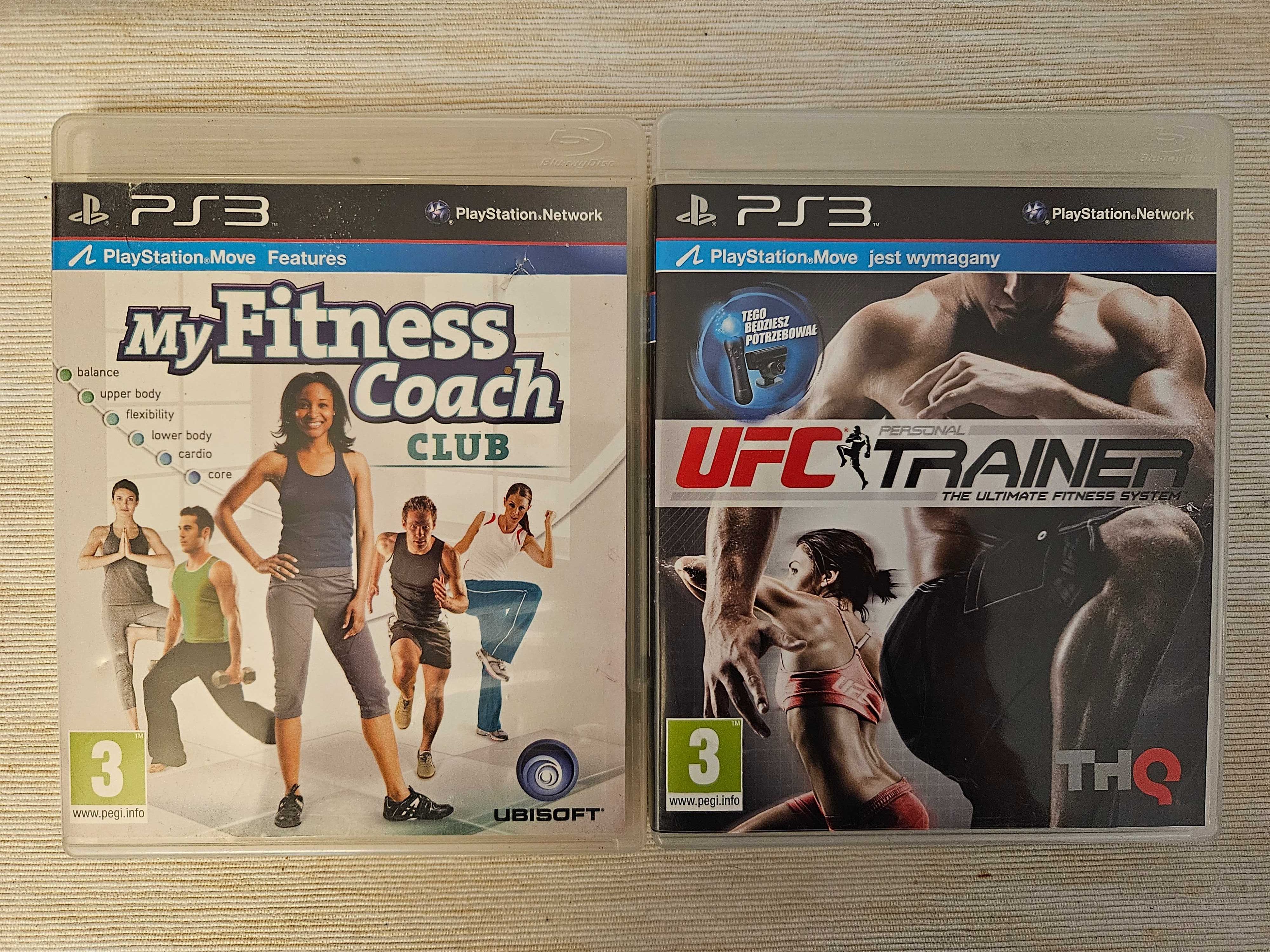 2 gry PS3 - My Fitness Coach i UFC Personal Trainer z instrukcja PL