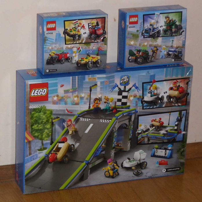 3 Zestawy Lego City "NO LIMITS" :  60460, 0458, 60469 stan Idealny Wro