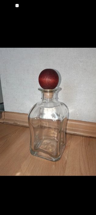 Vintage karafka 0,5L grube szkło