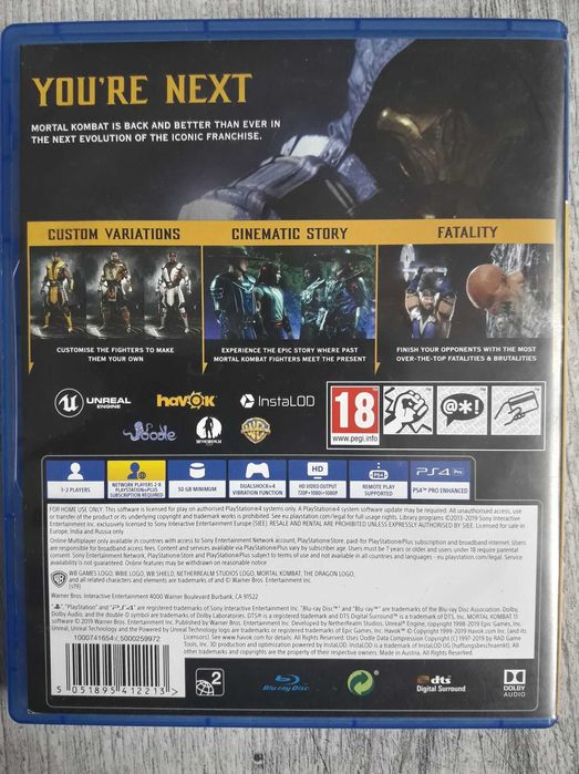 Gra Mortal Kombat 11 Polska Wersja PS4/PS5 Playstation
