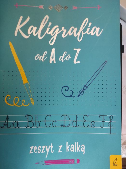 Kaligrafia od A do Z, zeszyt z kalką