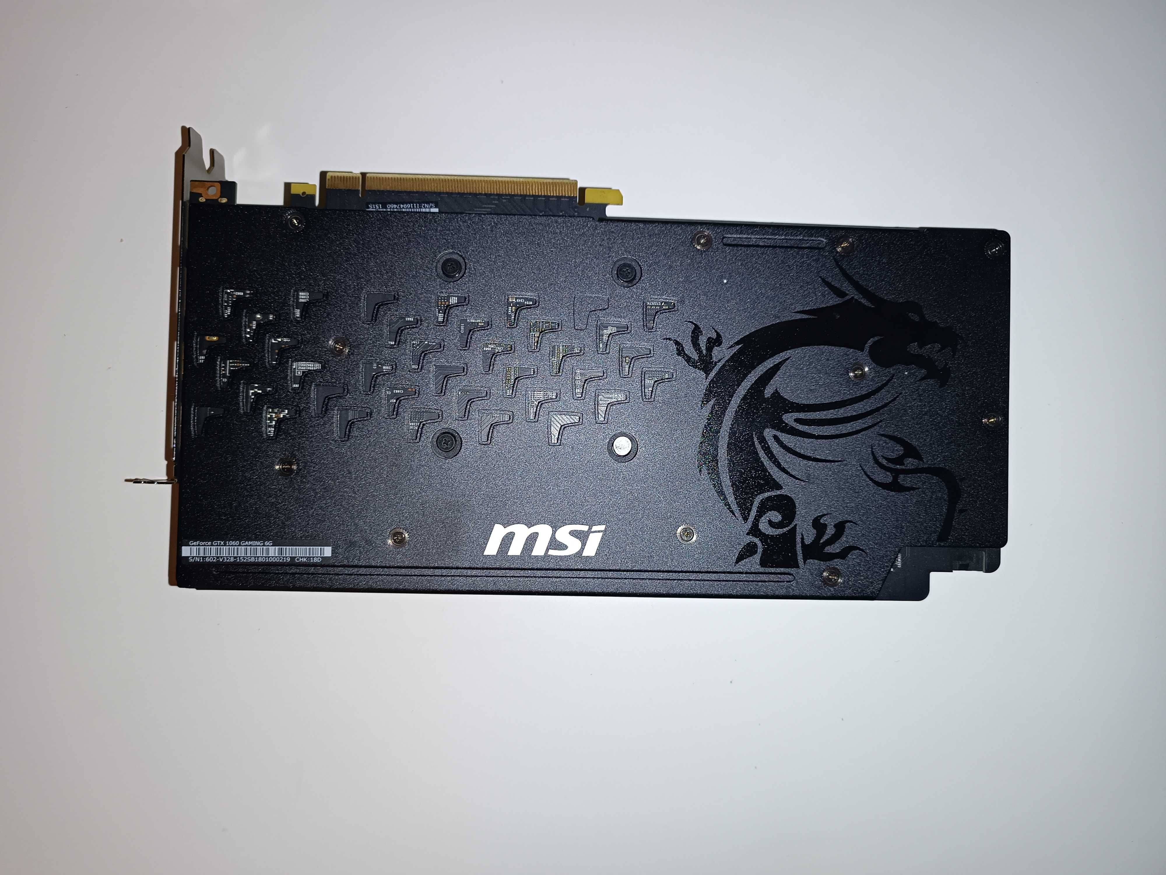 Karta Graficzna MSI GeForce GTX 1060 GAMING X 6GB GDDR5