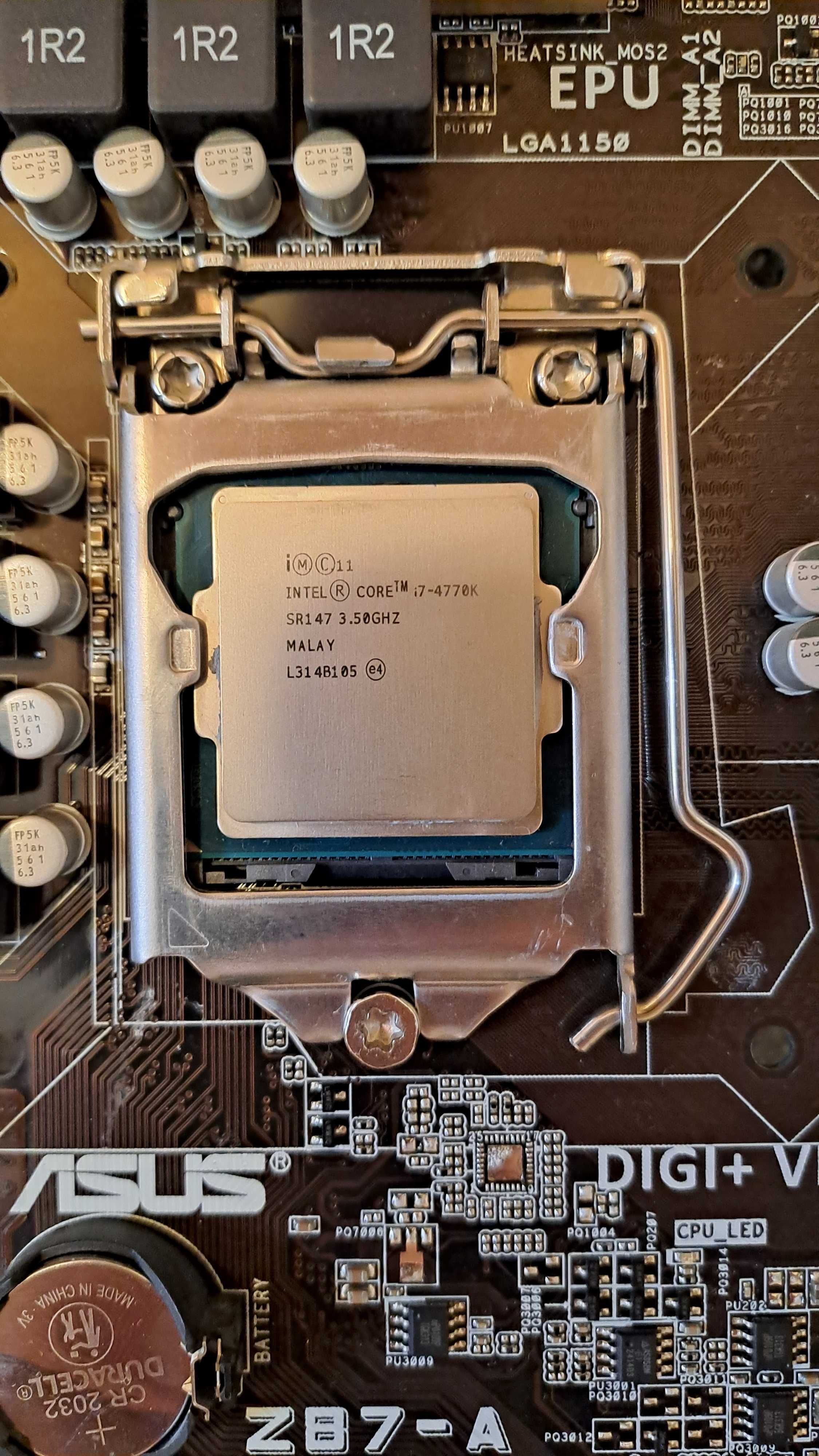 Bundle Intel Core i7-4770K / Board Asus Z87-A / 8GB DDR3 Corsair XMS3