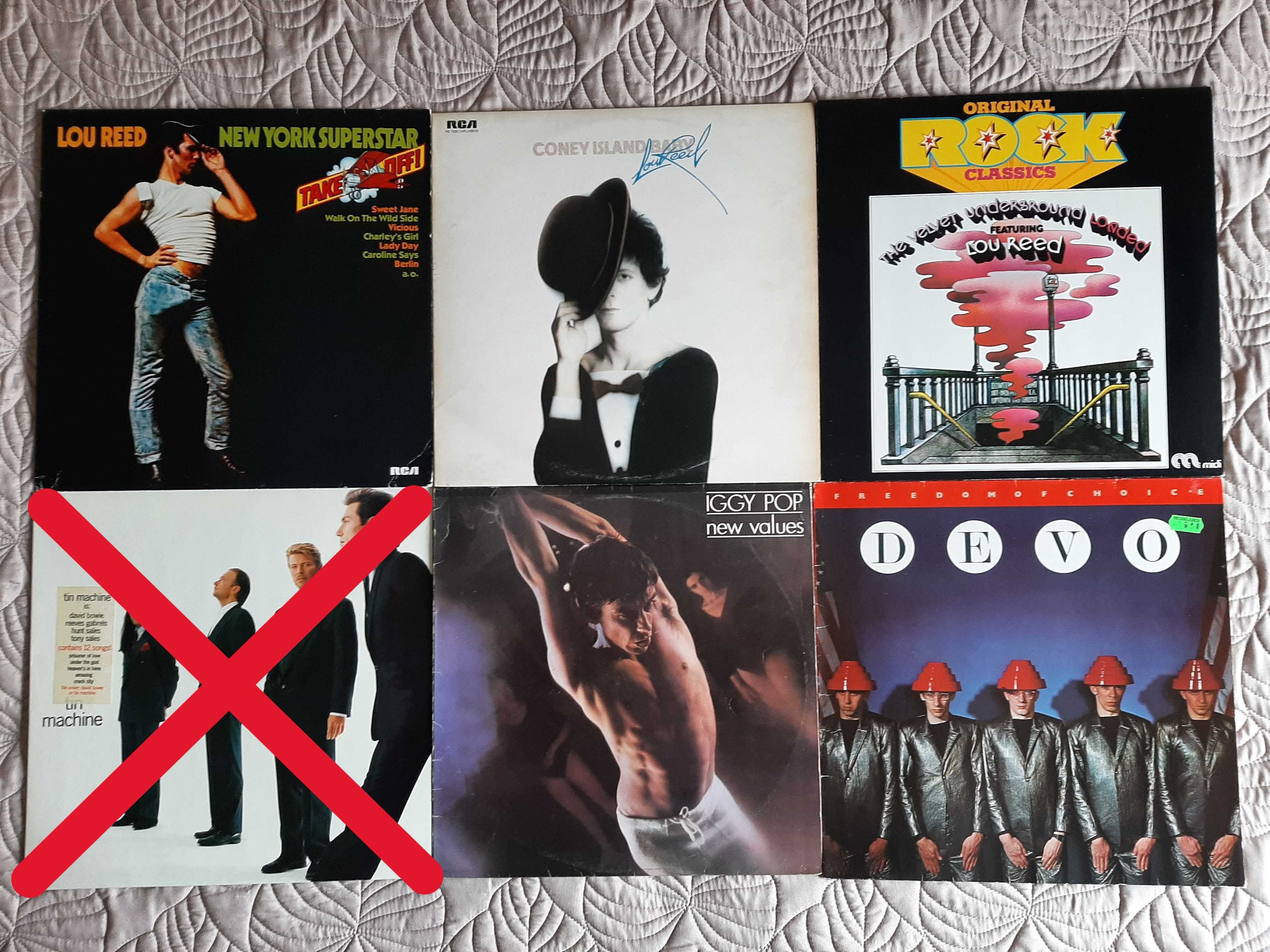 Lou Reed/Velvet Underground – David Bowie – Iggy Pop - Devo - Vinil LP