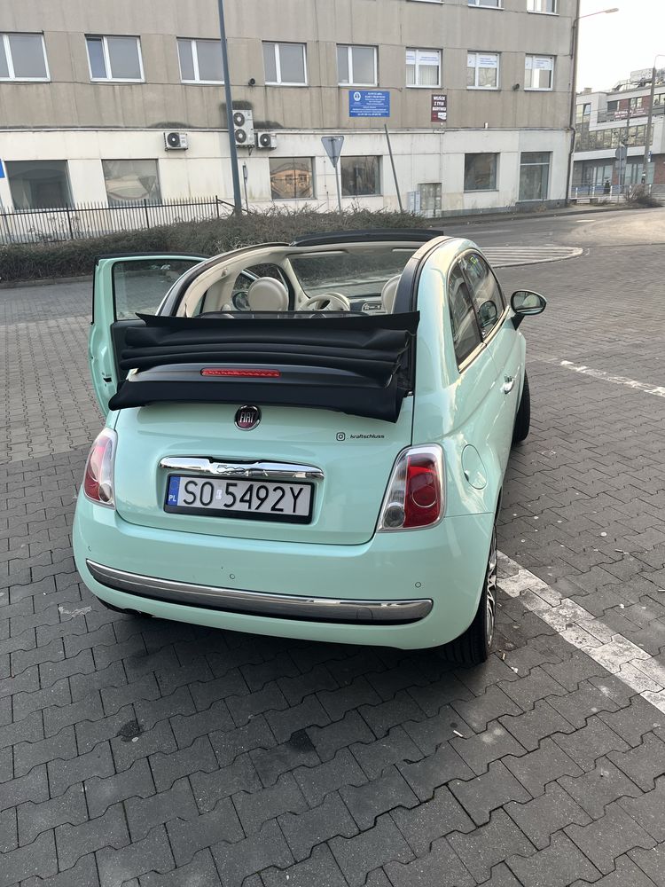 Fiat 500C! Piekny kabriolet/prywatny