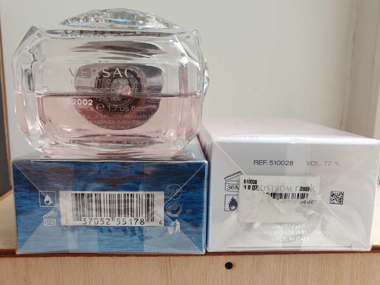 Versace Bright Crystal 30 и б.у 25 мл, Dolce & Gabbana Light Blue 100