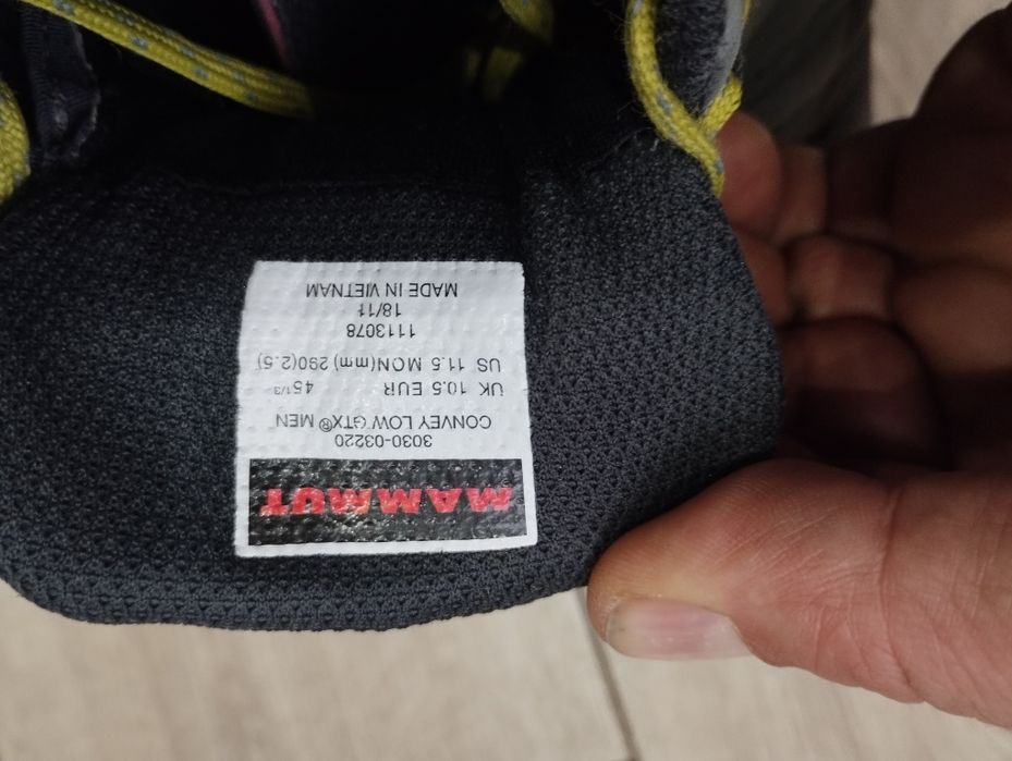Mammut Convey Low GTX.  45 розмір