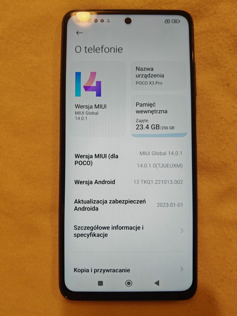 Poco X3 Pro 8/256+dodatki
