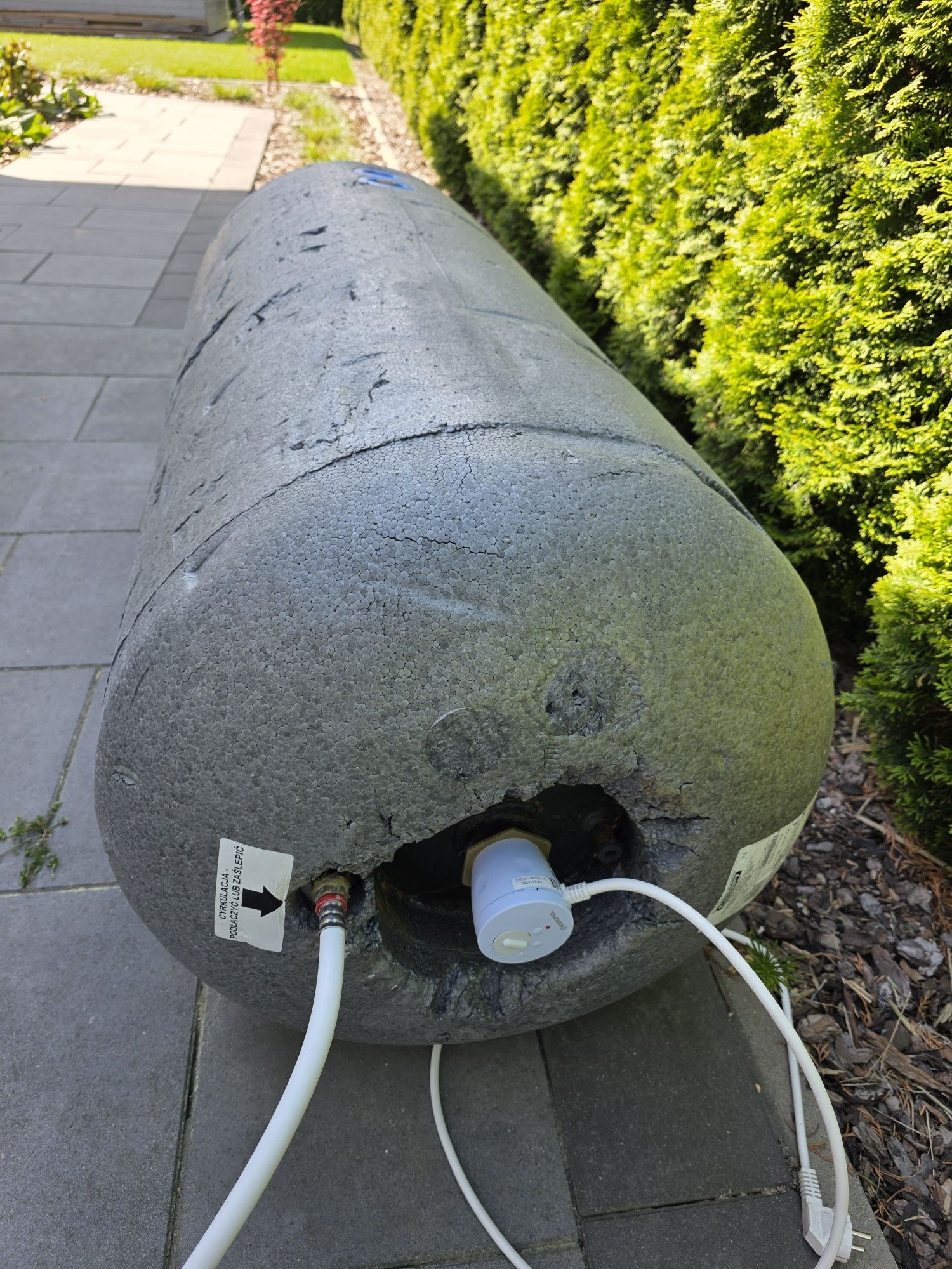 Wymiennik ciepła c.w.u. Elektromet WGJ-g 200 l – bojler dwupłaszczowy