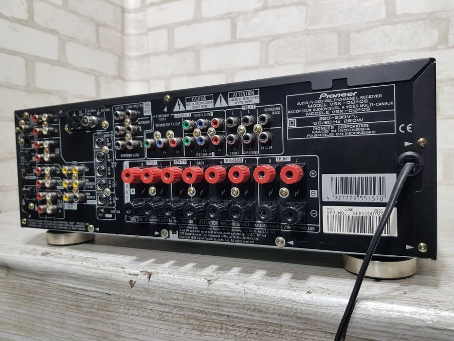 6.1 AV Ресивер PIONEER VSX-D810S, *6x100 Вт, б/у з Німеччини