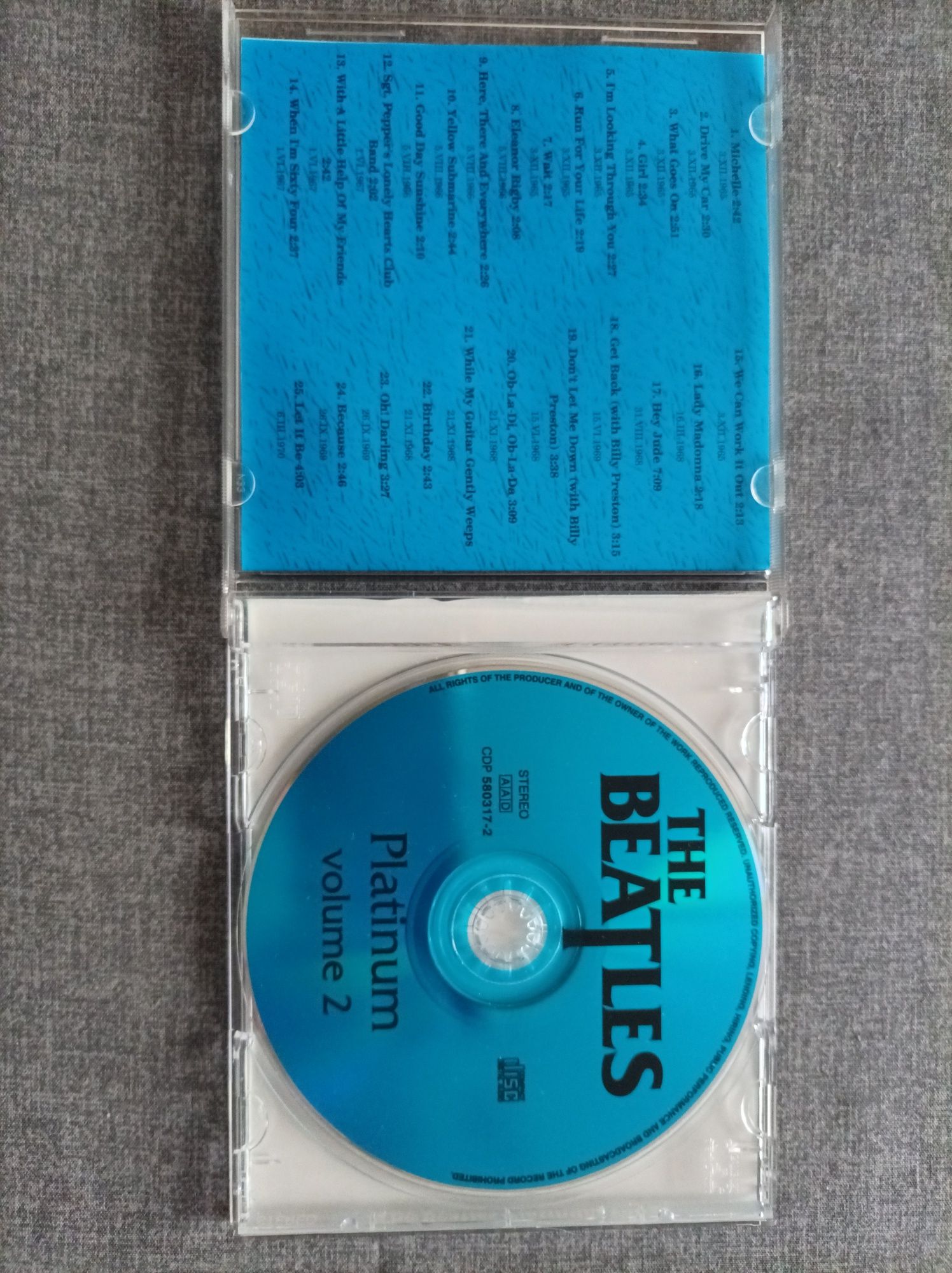 4 - The Beatles - PLATINUM - volume 1 oraz 2  - 2 x CD