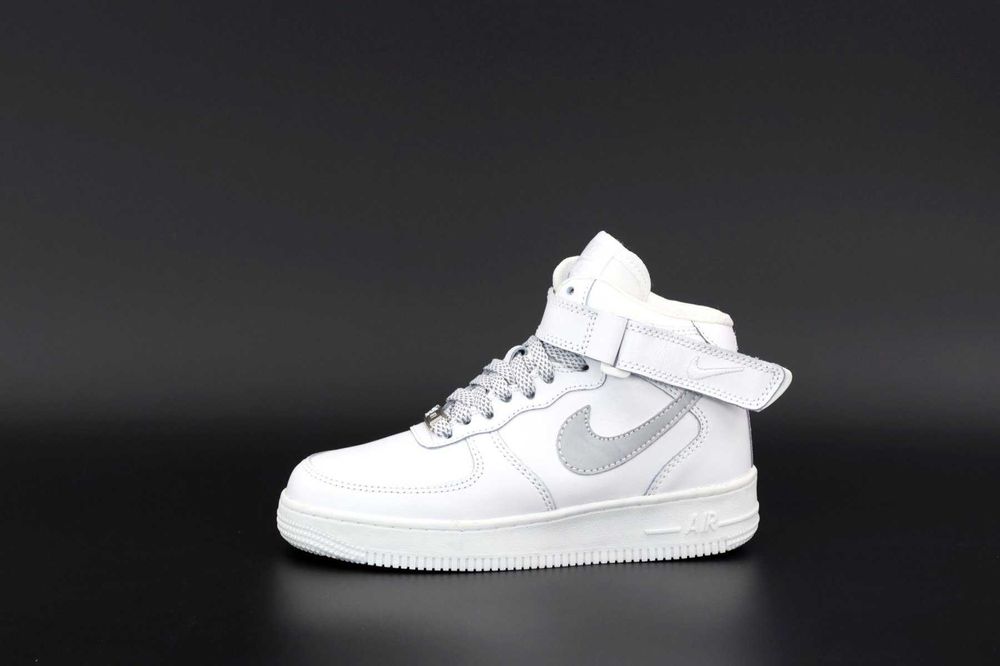Мужские зимние замшевые кроссовки Nike Air Force 1 High зимові найк