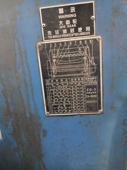 Gilotyna do blachy 2mm