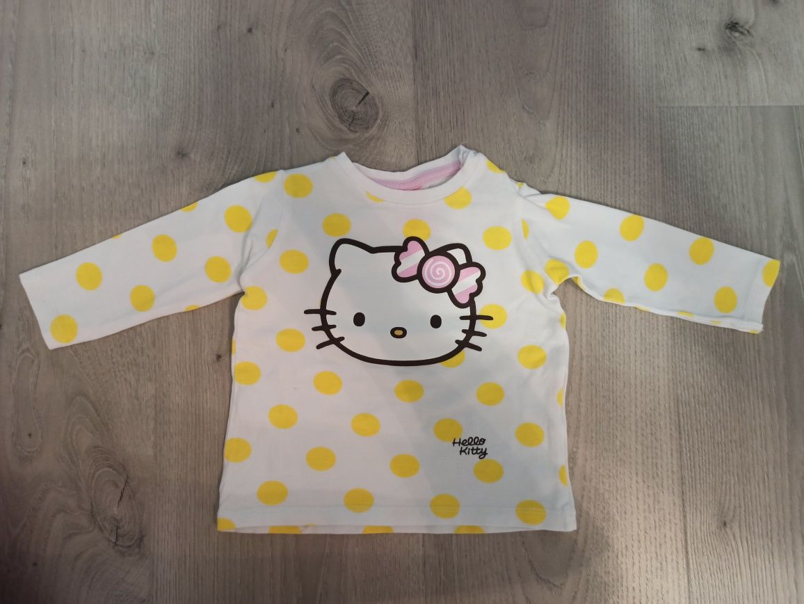 Bluzka długi rękaw Hello Kitty r. 68