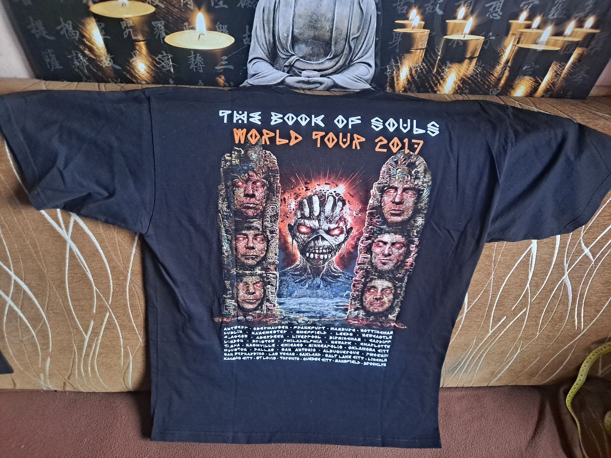 Koszulka Iron Maiden the book of soul live tour 2017