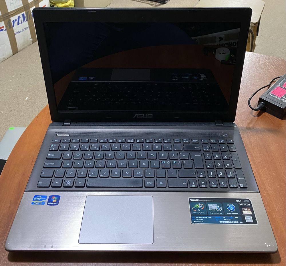 ноутбук Asus A55A 15.6"/4GB RAM/500GB HDD/ i7-3610qm! N974