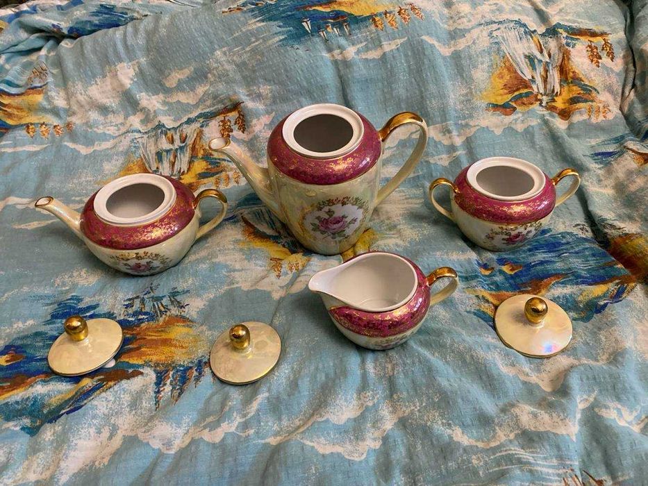 Чайный сервиз ГДР РОЗА FORTUNA EISENBERG (на 6 персон)