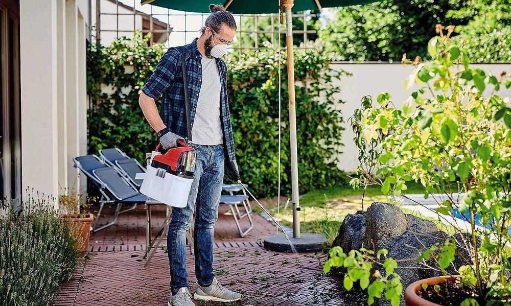 пульверизатор обприскувач акумуляторний Einhell GE-WS 18/75 Li-Solo