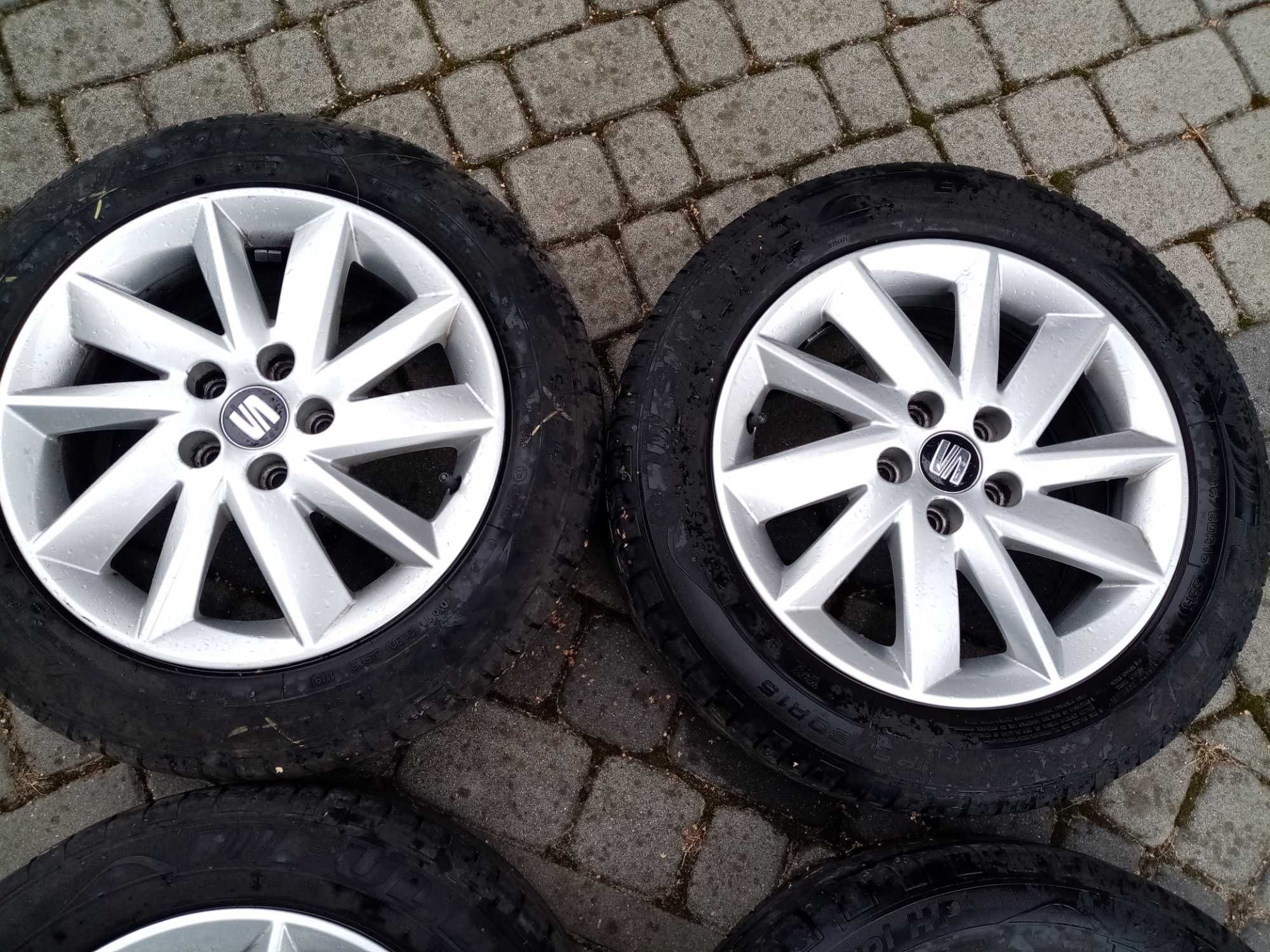 Alufelgi 15 cali  Seat ibiza skoda vv polo 5x100 szt 4 et 35 stan bdb
