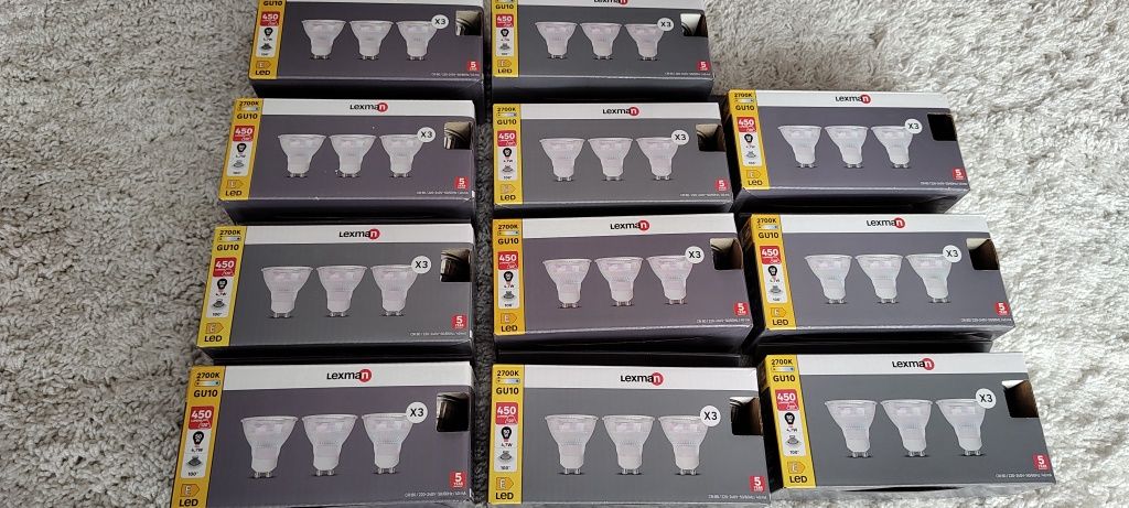 Żarowki LED GU10 4,7W 450LM Ciepła biel