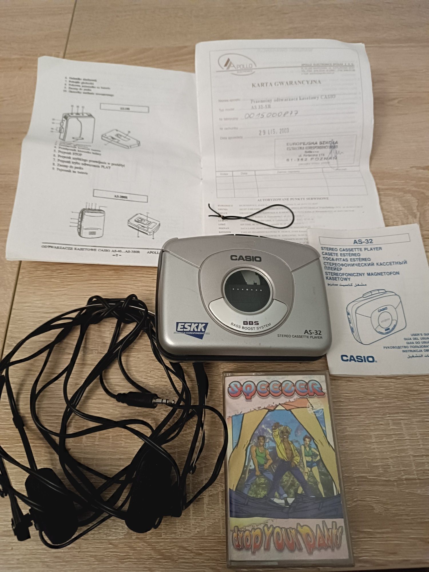 Walkman CASIO AS-32