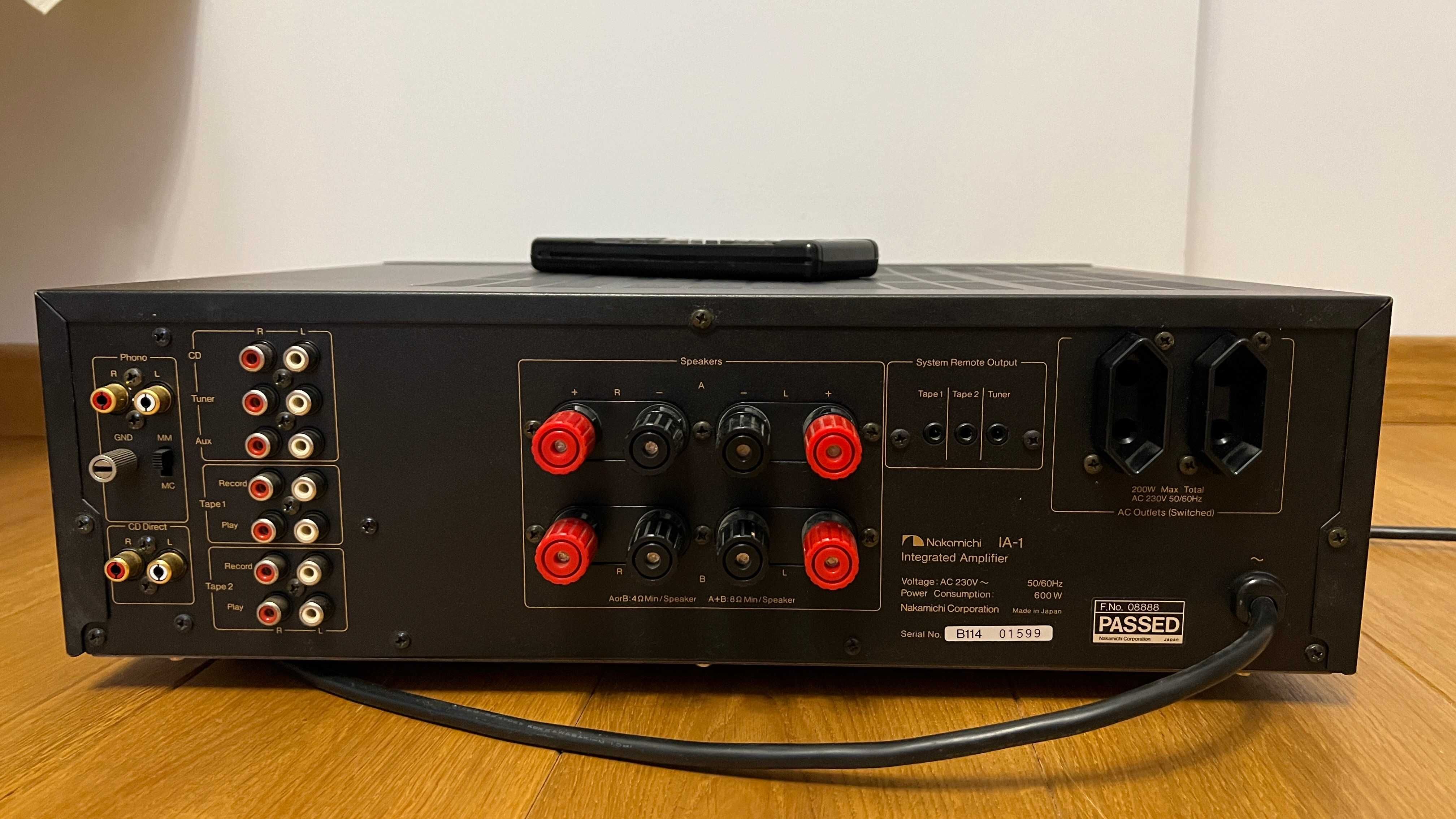 Wzmacniacz Nakamichi IA-1 +pilot