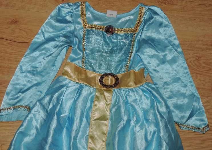 Disney kostium przebranie Merida Waleczna 3-4 lata