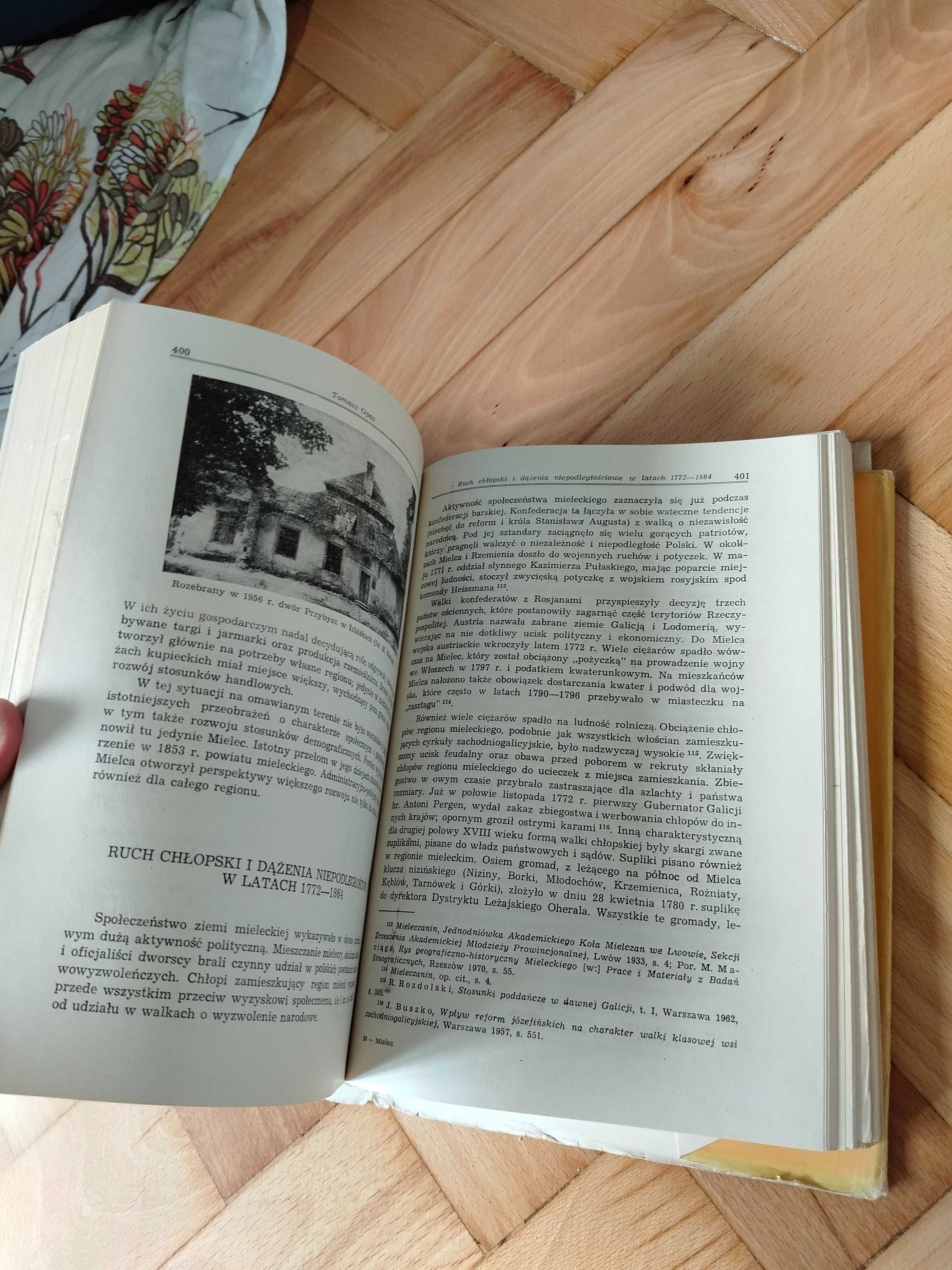 Książka: Mielec – Dzieje miasta i regionu T.1 (1984)