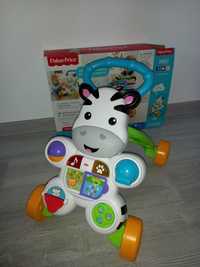 Interaktywny chodzik pchacz Fisher-Price Zebra (super stan)