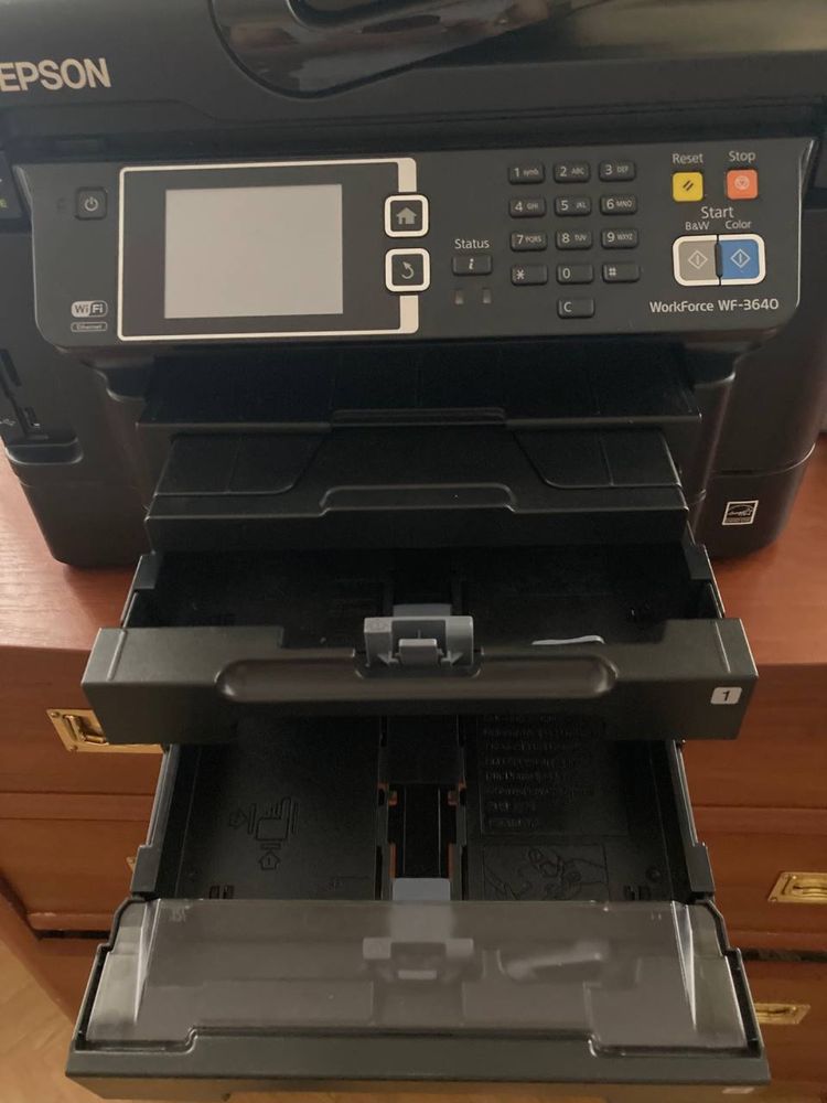 Принтер БФП Epson Workforce WF-3640DTWF з СБПЧ