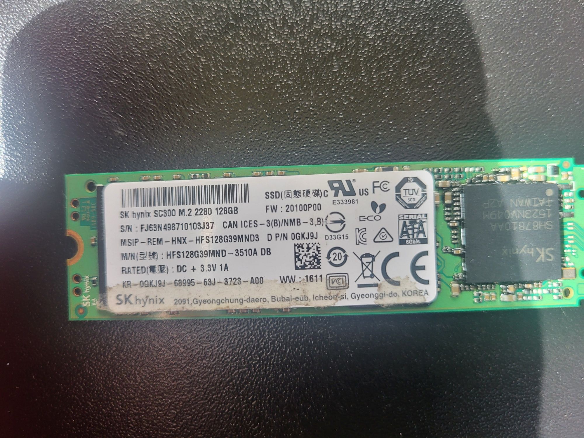 Sprzedam dysk SK hynix SC300 M.2 128GB