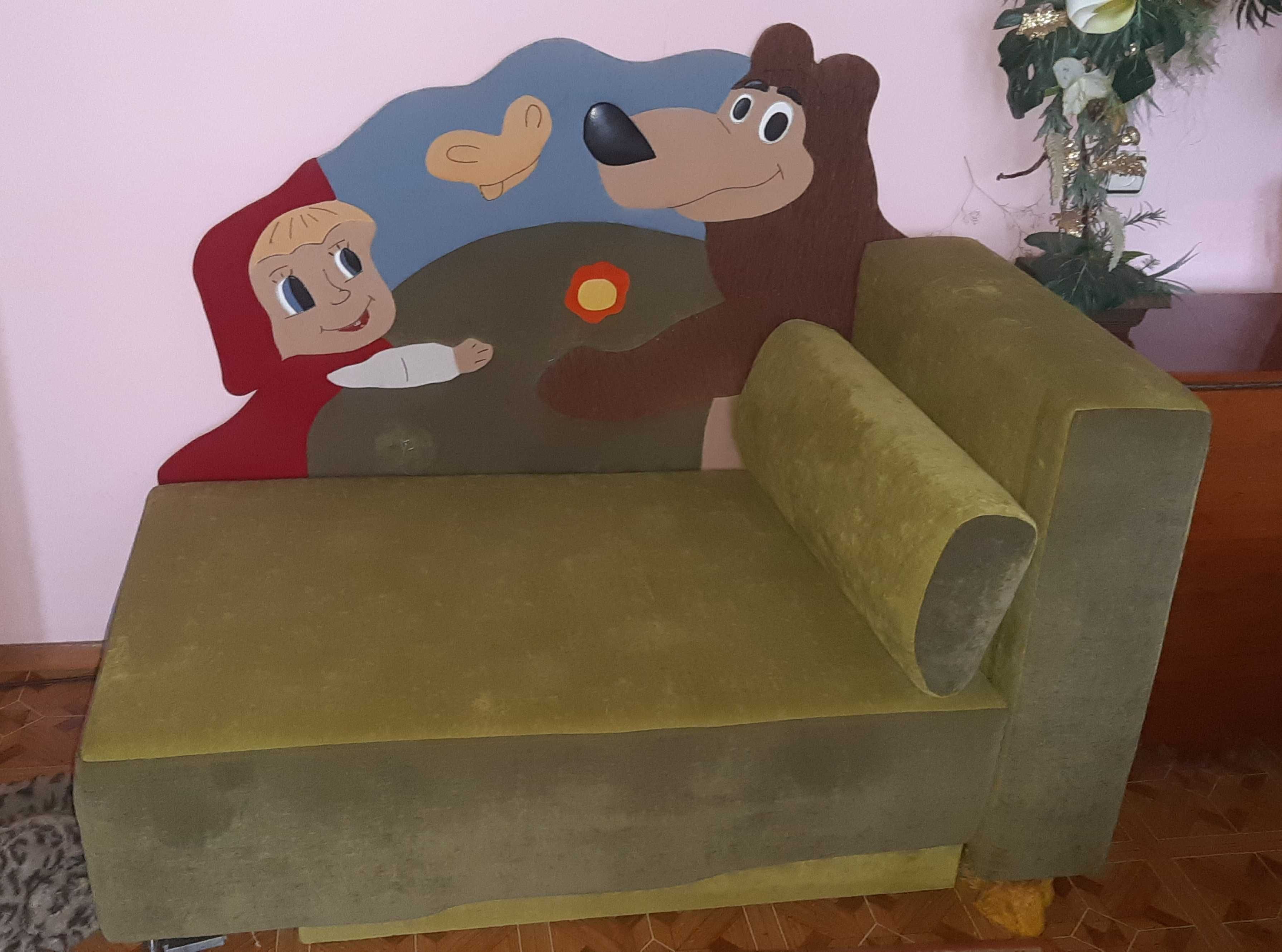 Дитячий диван "МАША І МЕДВЕДЬ"