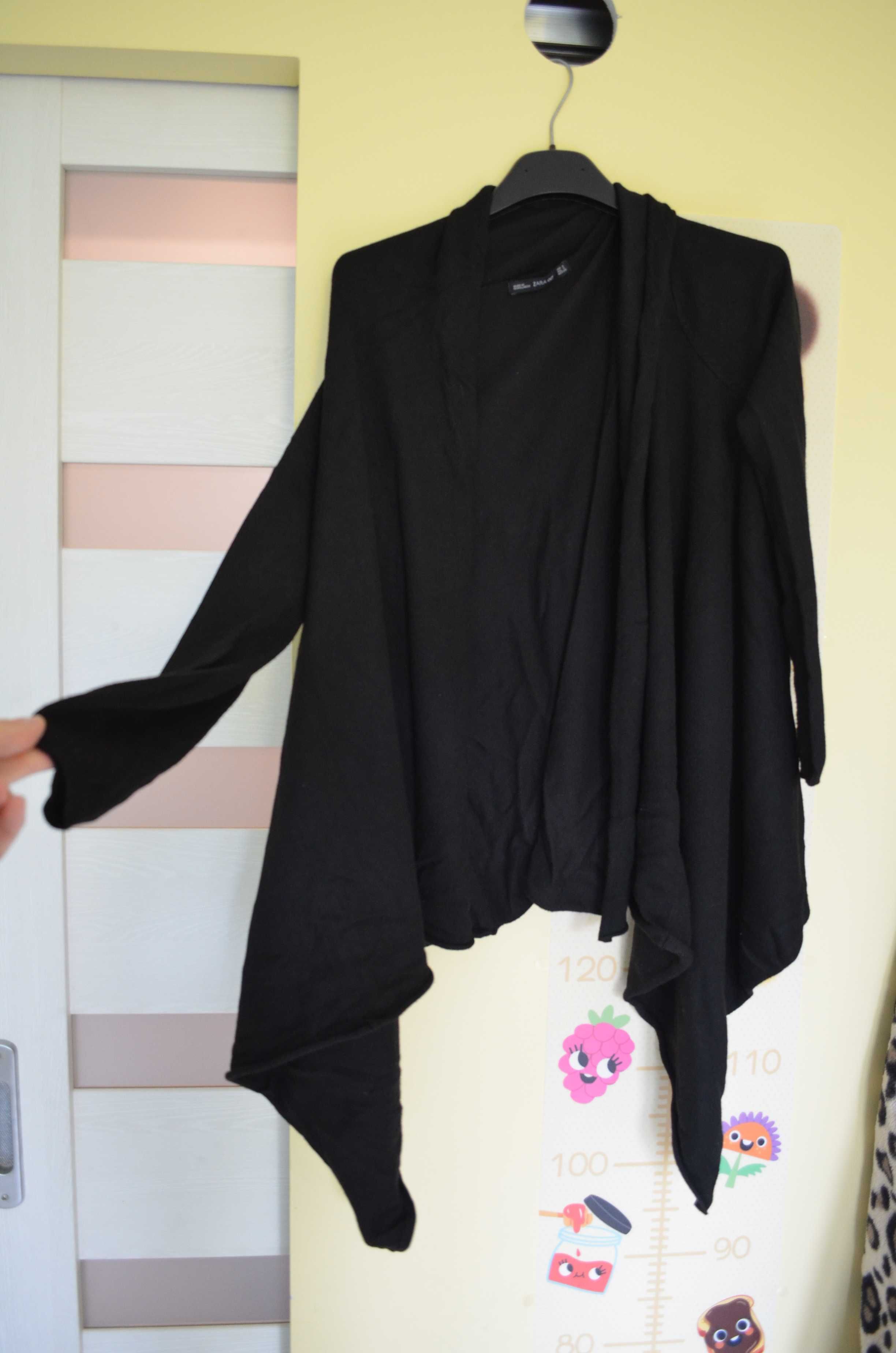 Sweter kardigan Zara Knit S czarny