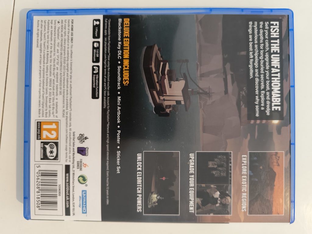 Ps5 Dredge Deluxe Edition kody niewykorzystane możliwa zamiana