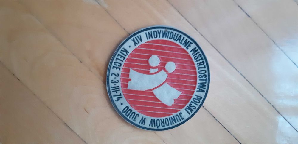 naszywka Indywidualne Mistrzostwa Polski Juniorów w Judo 1974