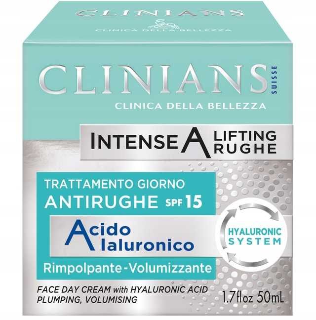 Krem przeciwstarzeniowy do twarzy Clinians 15 SPF na dzień 50 ml