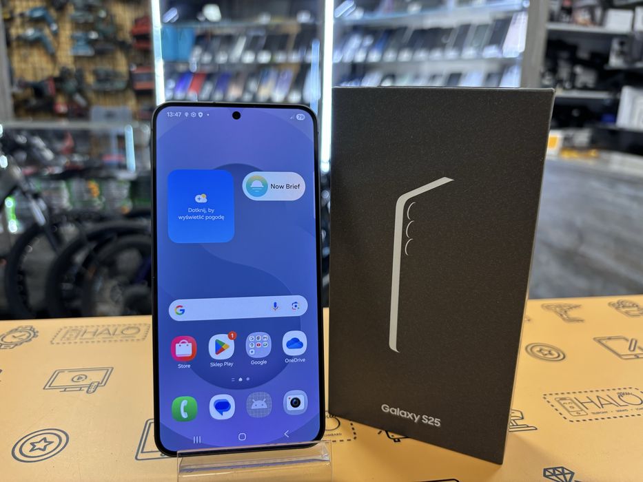 Jak Nowy! Samsung S25 12/256 BlueBlack Gwarancja! Lombard Halogsm Łódź