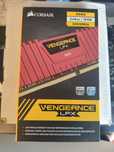 Kit ram 16GB (2x8gb) 3200mhz DDR4 Corsair Vengeance LPX Vermelhas
