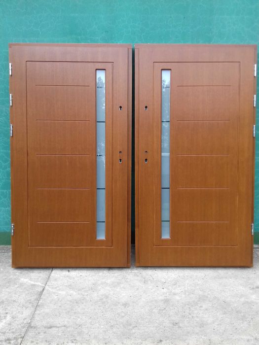 - 50 % Wyprzedaż Ekspozycji Drzwi Drewniane 72 mm Zewnętrzne 112 x 207