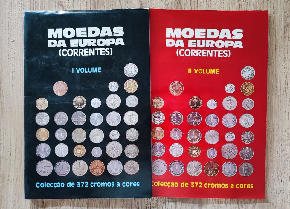 Cadernetas notas e moedas do mundo