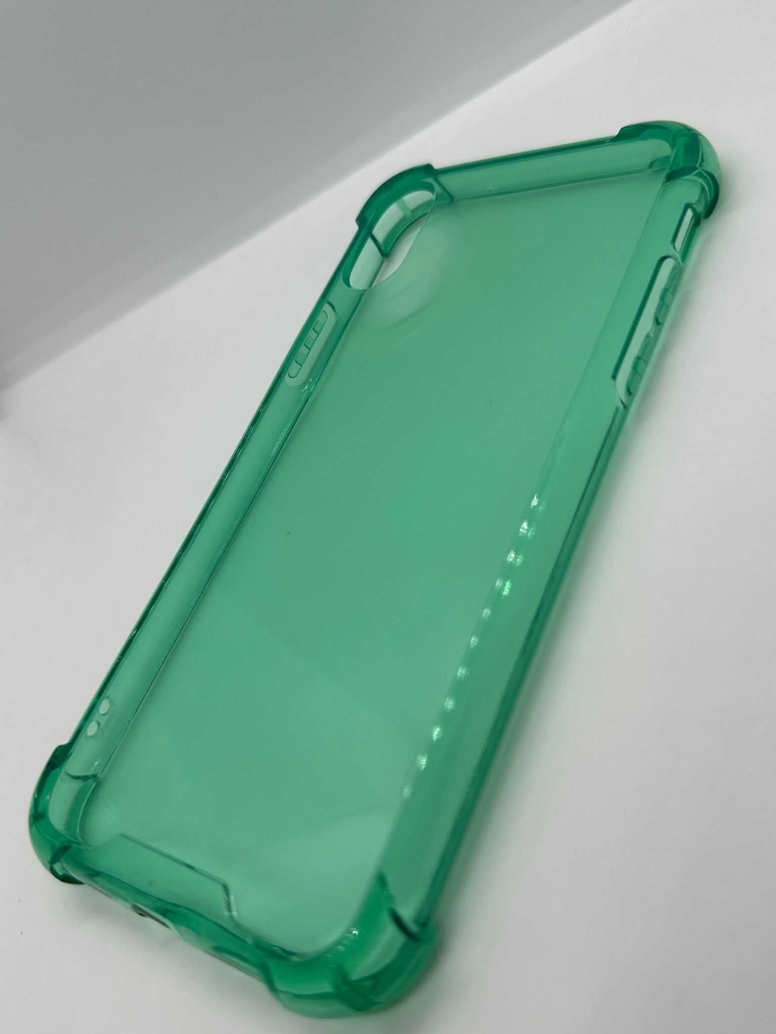 Obudowa do telefonu Etui Case Iphone X/XS Przeźroczysto-Zielone kod81